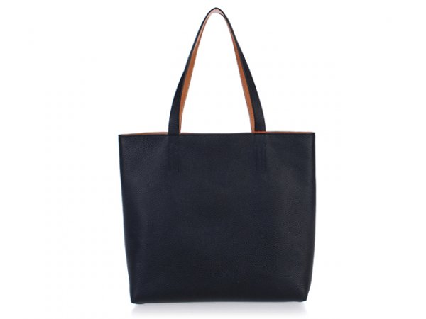 Hermes 2013 Tote Clemence Shopping Bags Black Brown